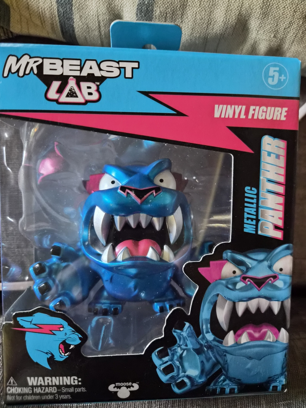 Metallic Panther Kids Vinyl Figure - Blue